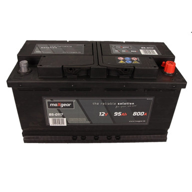 Maxgear Autobatterie 12V 95Ah/800A L- 353X175X190 L/Breite/Höhe | 595402080 D722