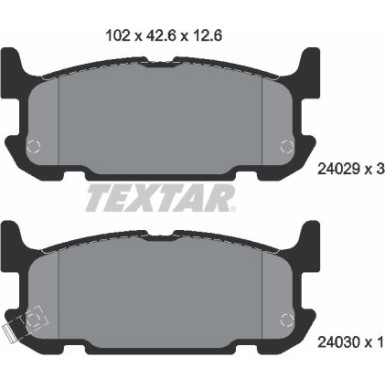 Bremsbelagsatz Mazda T. Mx-5 Ii | 2402901