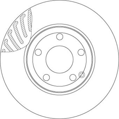 Bremsscheibe Db P. W204 07 | DF4863S