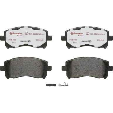 BREMBO Bremsklötze Xtra VA | SUBARU Impreza 92-09 | P 78 010X