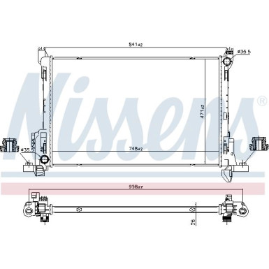 Wasserkühler PKW | Opel Vivaro B 14 | 630792