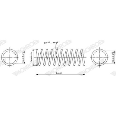 MONROE Fahrwerksfeder | SP4115