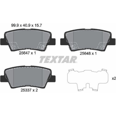 Bremsbelagsatz Kia T. Optima 12 | 2564701