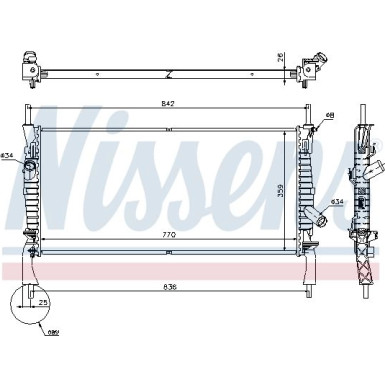 Wasserkühler PKW | FORD TRANSIT +KL 2.2/2.4TDCi 06 | 69226