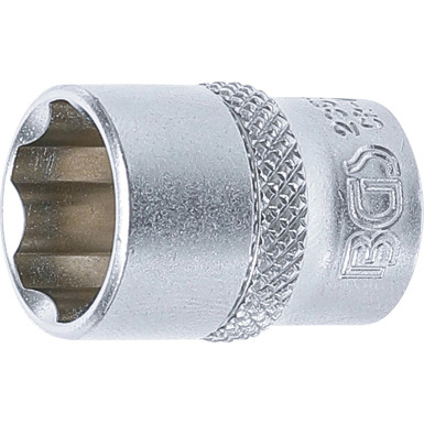 BGS Steckschlüssel-Einsatz Super Lock | Antrieb Innenvierkant 6,3 mm (1/4"""") | SW 13 mm | 2353