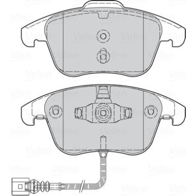 VALEO Bremsbeläge | 302261