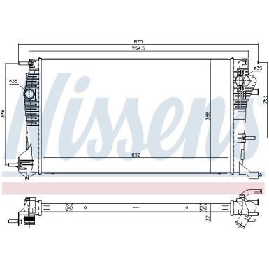 Wasserkühler PKW | RENAULT MEGANE 2.0 DCI 08 | 637617