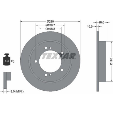 Bremsscheibe Suzuki P. Jimny 98 | 92237300