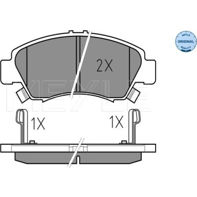 Bremsbelagsatz Honda P. Civic 91- Mit Sensor | 025 216 9715/W