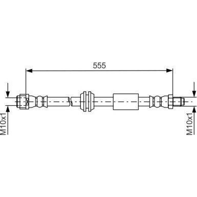 Bremsschlauch | MERCEDES | 1987481751