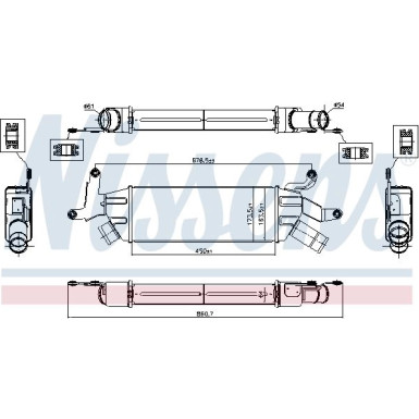 Ladeluftkühler PKW | Mitsubishi Outlander 07 | 96086