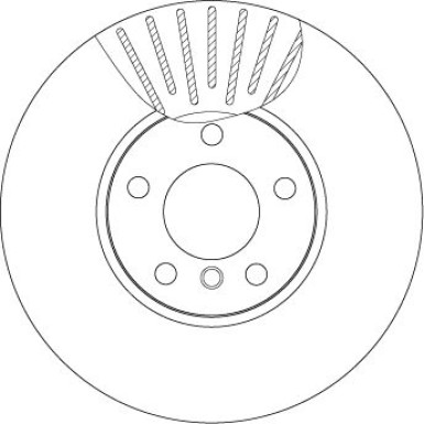 Bremsscheibe Bmw S. E70 X5 07 | DF4852S