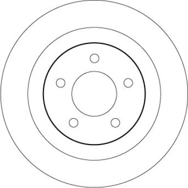 Bremsscheibe Mazda T. 5 | DF4468