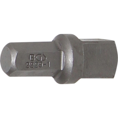 BGS Bit-Knarren-Adapter | Außensechskant 8 mm (5/16"""") - Außenvierkant 10 mm (3/8"""") | 30 mm | 2229-1