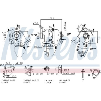 Nissens Turbo | ALFA Mito,OPEL,FIAT 08 | 93342