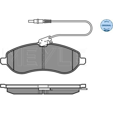 Bremsbelagsatz Citroen P. Jumpy/Scudo/Expert 07- Mit Sensor | 025 245 9518/W