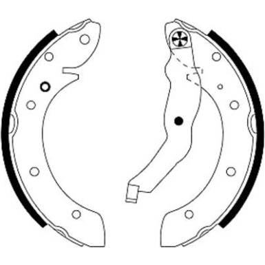 Bremsbacken Bmw E36 | 91044000