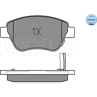 Bremsbelagsatz Opel P. Adam/Corsa 06- Mit Sensor | 025 239 8217/W