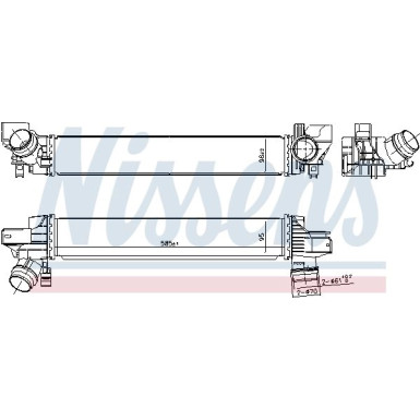 Ladeluftkühler PKW | BMW X1 F48 25IX 20 | 961233