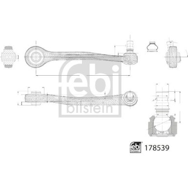 Querlenker VA re | AUDI A8 09 | 178539