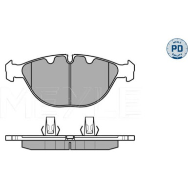 Bremsbelagsatz Bmw P. X5 4.4-4.8 00-06 | 025 234 4821/PD