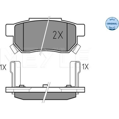 Bremsbelagsatz Honda T. Civic 97- Mit Sensor | 025 213 1313/W