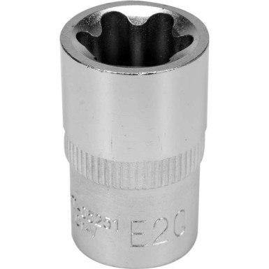 Torx-Steckschluss 1/2 E20 | YT-05251