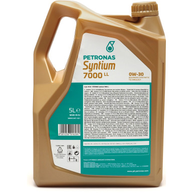 PETRONAS Syntium 7000 LL 0W-30 | 5 Liter | 70720M12EU