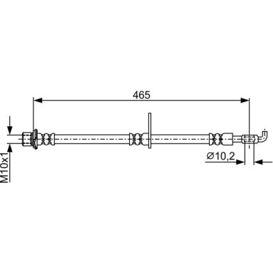 Bremsschlauch | TOYOTA | 1987481924