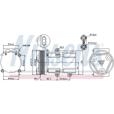 Kompressor PKW | FORD Mondeo ll 2,5-24V | 89068