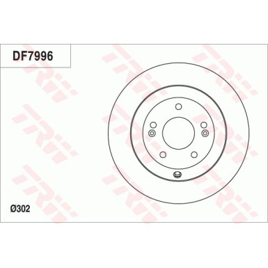 Bremsscheibe Kia T. Sorento 2.4 16V/2.2Crdi 09 | DF7996