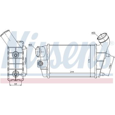 Ladeluftkühler PKW | ALFA 147 1,9JTD 01 | 96698