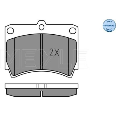 Bremsbelagsatz Mazda S. 323/Demio 89- Mit Sensor | 025 216 5415/W