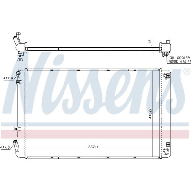 Wasserkühler PKW | Kia Niro 16 | 606608