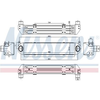 Ladeluftkühler PKW | Land Rover Disc. 10 | 96243