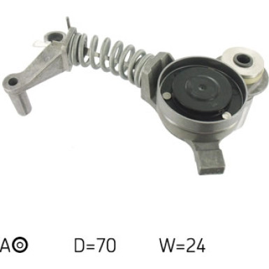 Spannrolle Nebentrieb | AUDI A4 3,0 (Quattro) 01-06 | VKM 31218