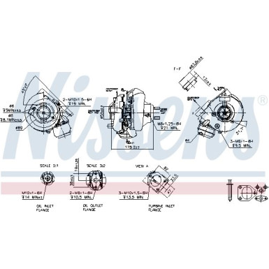 Nissens Turbo | BMW 5 01 | 93248