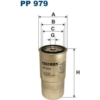 FILTRON Kraftstofffilter | PP 979