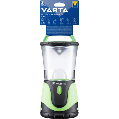 Varta Outdoor Sports L20 3D ohne Batterie Outdoorlampe | 18664101111