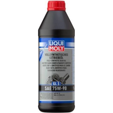 Liqui Moly Vollsynthetisches Getriebeöl (GL5) SAE 75W-90 1 l | 1414 | 1L Dose Kunststoff