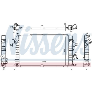 Wasserkühler PKW | OPEL Astra, Zafira 04 | 63029A