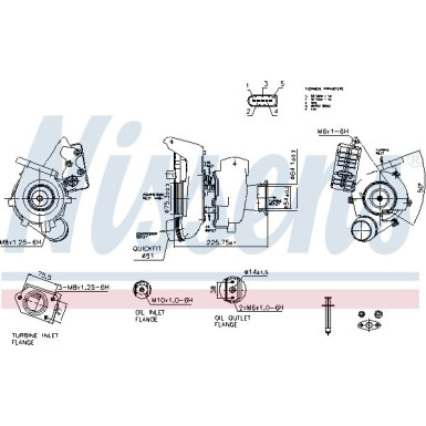 Nissens Turbo | BMW 1,2,3,4,5,X1,X3 04 | 93328