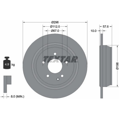 Bremsscheibe Db T.Vito 03 | 93123503