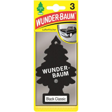 Wunderbaum Black Classic 3 Stk (3er Pack) | 88950112