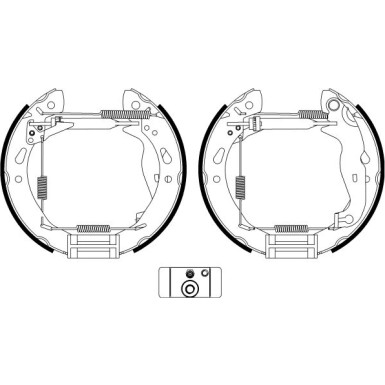 Satz Bremsbacken Ford Fiesta 08 | 84069200