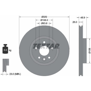 Bremsscheibe Ford P. Focus/Kuga/Transit 11 | 92282103