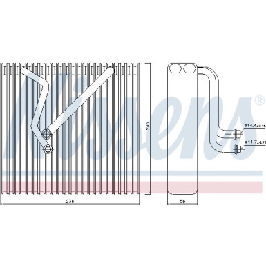 Verdampfer PKW | AUDI A3 03- LHD | 92163