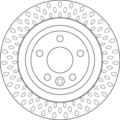 Bremsscheibe Volvo T. S60/S80/V60/V70/Xc70 06 | DF6387