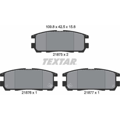 Bremsbelagsatz Opel T. Frontera | 2187501