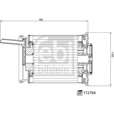 FEBI BILSTEIN Kraftstofffilter | 172764